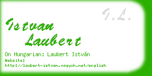 istvan laubert business card